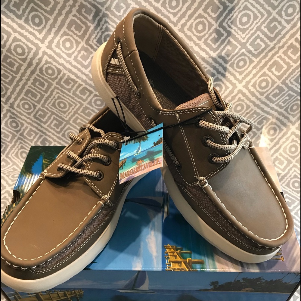 Palm MargaritaVille Men’s Boat Shoe size 12